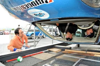 母と子の楽ラク運転講習会 2009年 ロールオーバーシミュレーション