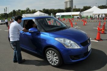 母と子の楽ラク運転講習会 講習風景