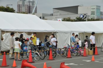 母と子の楽ラク運転講習会 自転車体験