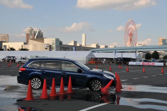 ブレーキ講習会 走行風景