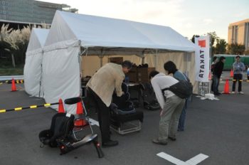 母と子の楽ラク運転講習会 タカタブース