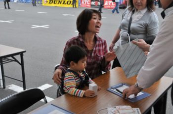 母と子の楽ラク運転講習会 参加親子