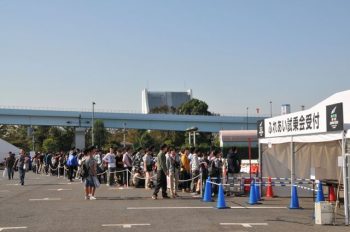 ふれあい試乗会2012 受付風景