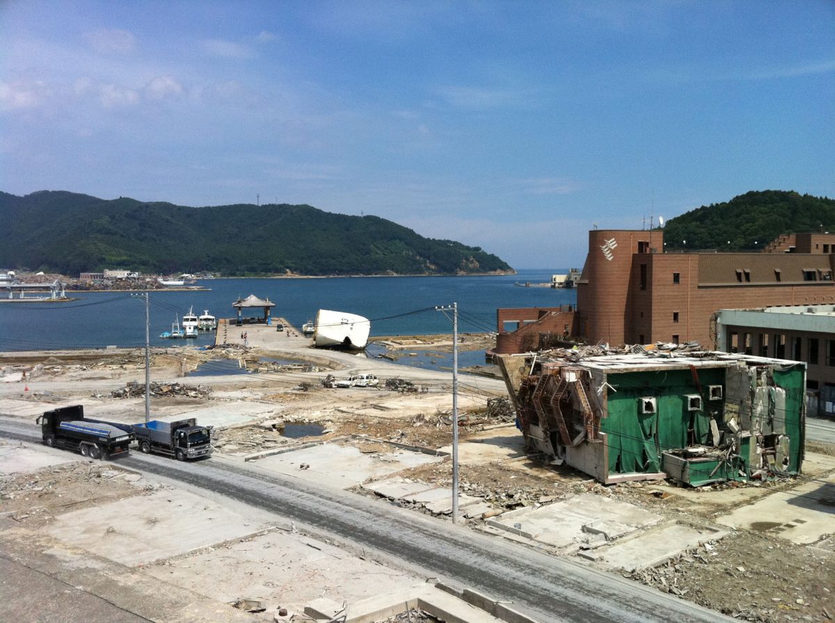 東日本大災害活動 被災地風景