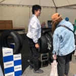 みんなの楽ラク運転講習会2019 タイヤコーナー風景