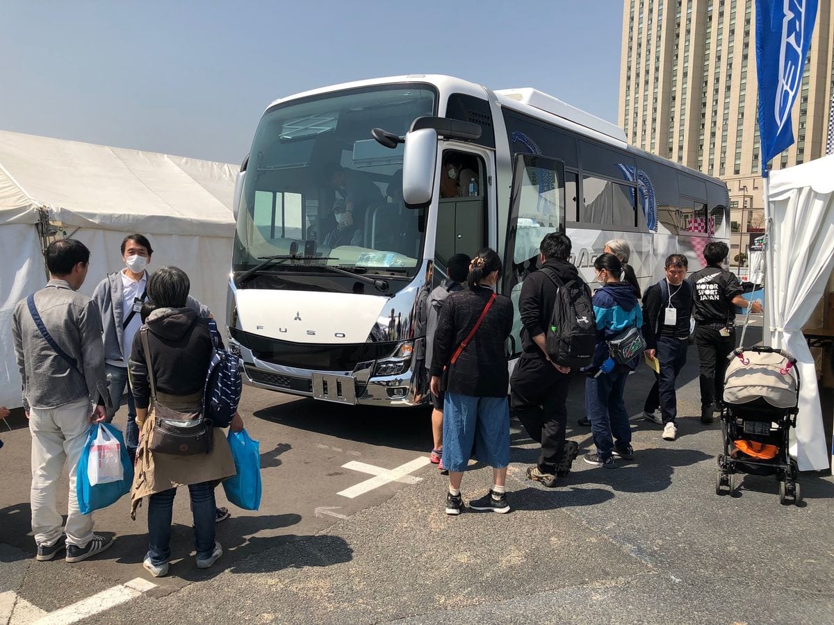 みんなの楽ラク運転講習会2019 死角コーナー風景