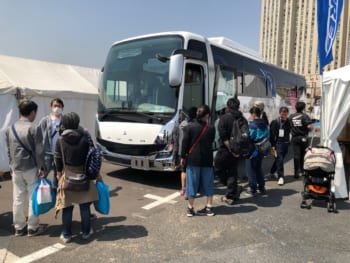 みんなの楽ラク運転講習会2019 死角コーナー風景