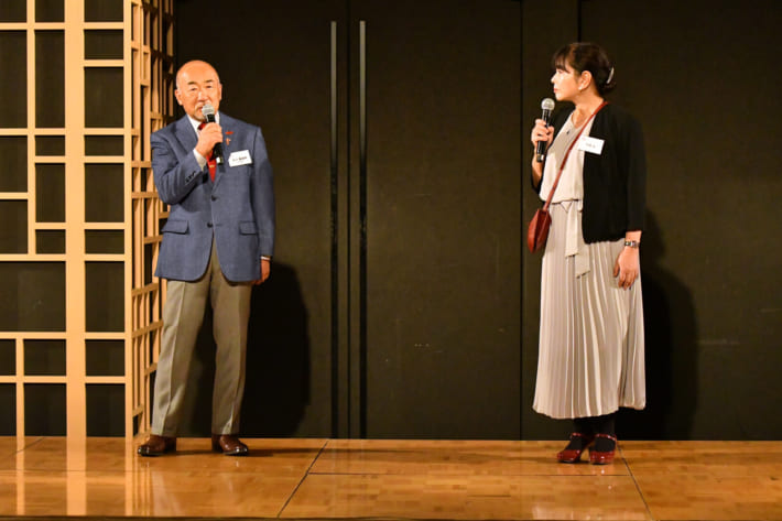 石川真禧照副会長と竹岡圭副会長